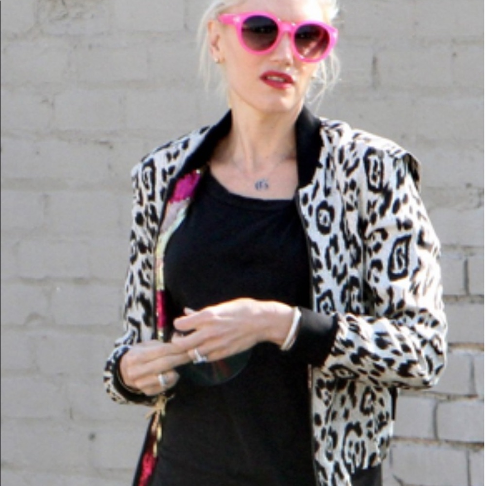Joe’s Jeans silk reversible leopard jacket